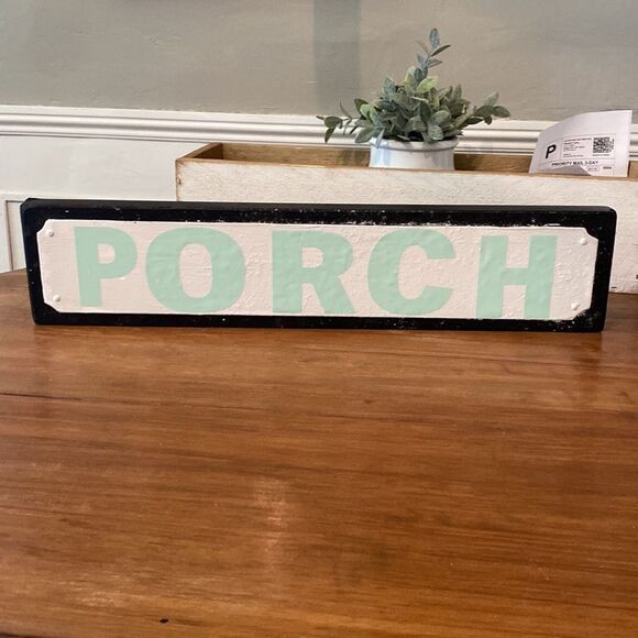 Farmhouse Porch Sign w Hangers or Stand Alone Option - Picture 2 of 10